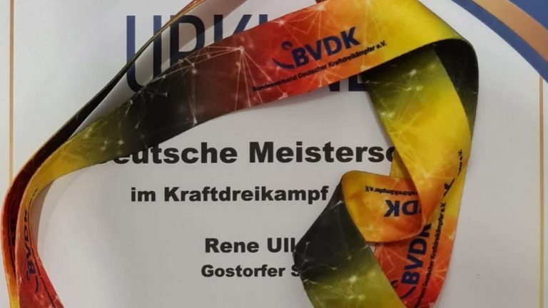Mehr über den Artikel erfahren Deutscher Meister Kraftdreikampf